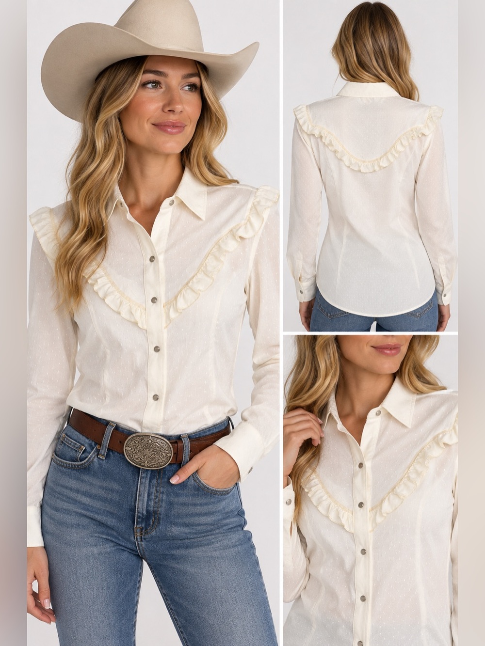 Vintage Miss Rodeo America Shirt 9/10 NWT Deadstock Western USA